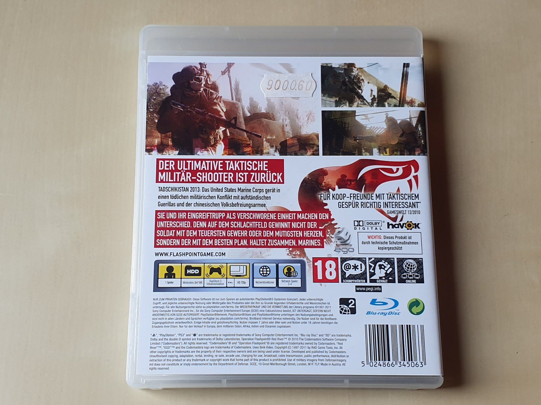 Sony Spiele: Operation Flashpoint Red River – Gebraucht aus Stansstad von collectorsshop 1