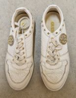 Sneaker Guess weiss mit goldenen Details gebrauchter Zustand