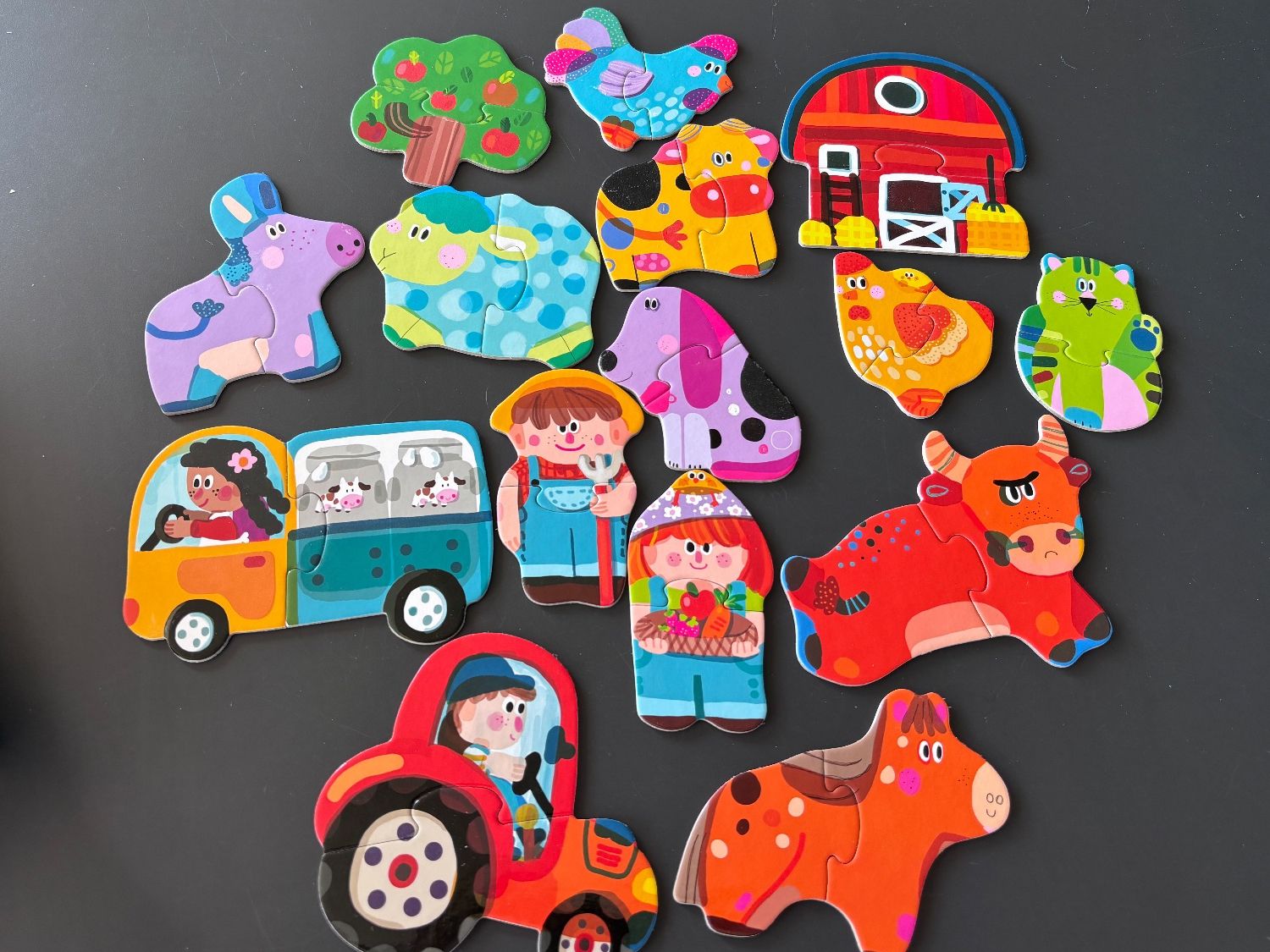 Puzzles: Headu Farm Puzzle 2-teilig Set – Gebraucht aus Brugg AG von tsannen 2
