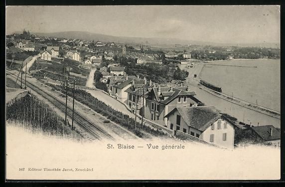 Ansichtskarten: AK St. Blaise, Vue générale, 1905 – Gebraucht aus Berlin von bartko-reher