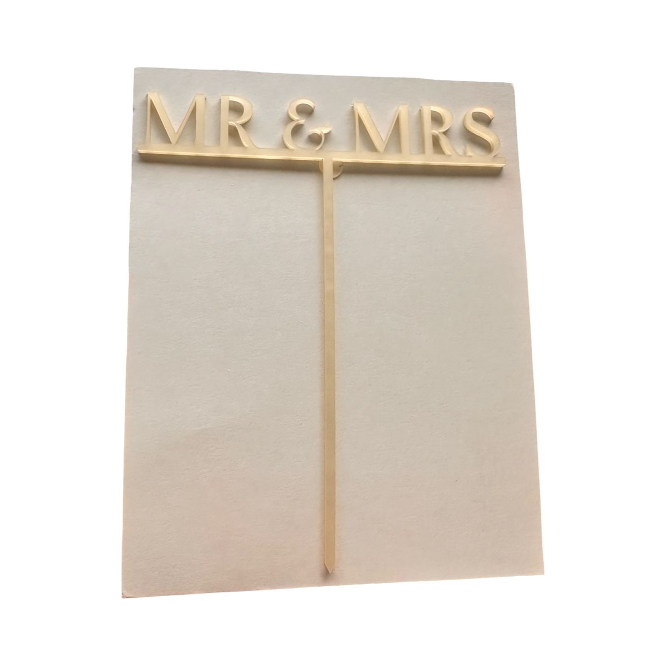 Alle Dekorationen: Cake Topper Mr and Mrs acrylic – Neu und originalverpackt aus Zug von lgo_swb8