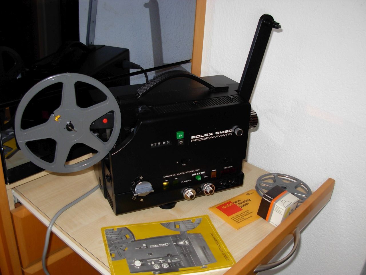 Videoprojektoren: Super 8 Film-Projektor Bolex SM80 Programmatic – Gebraucht aus Oberrieden von Hobbyschiff