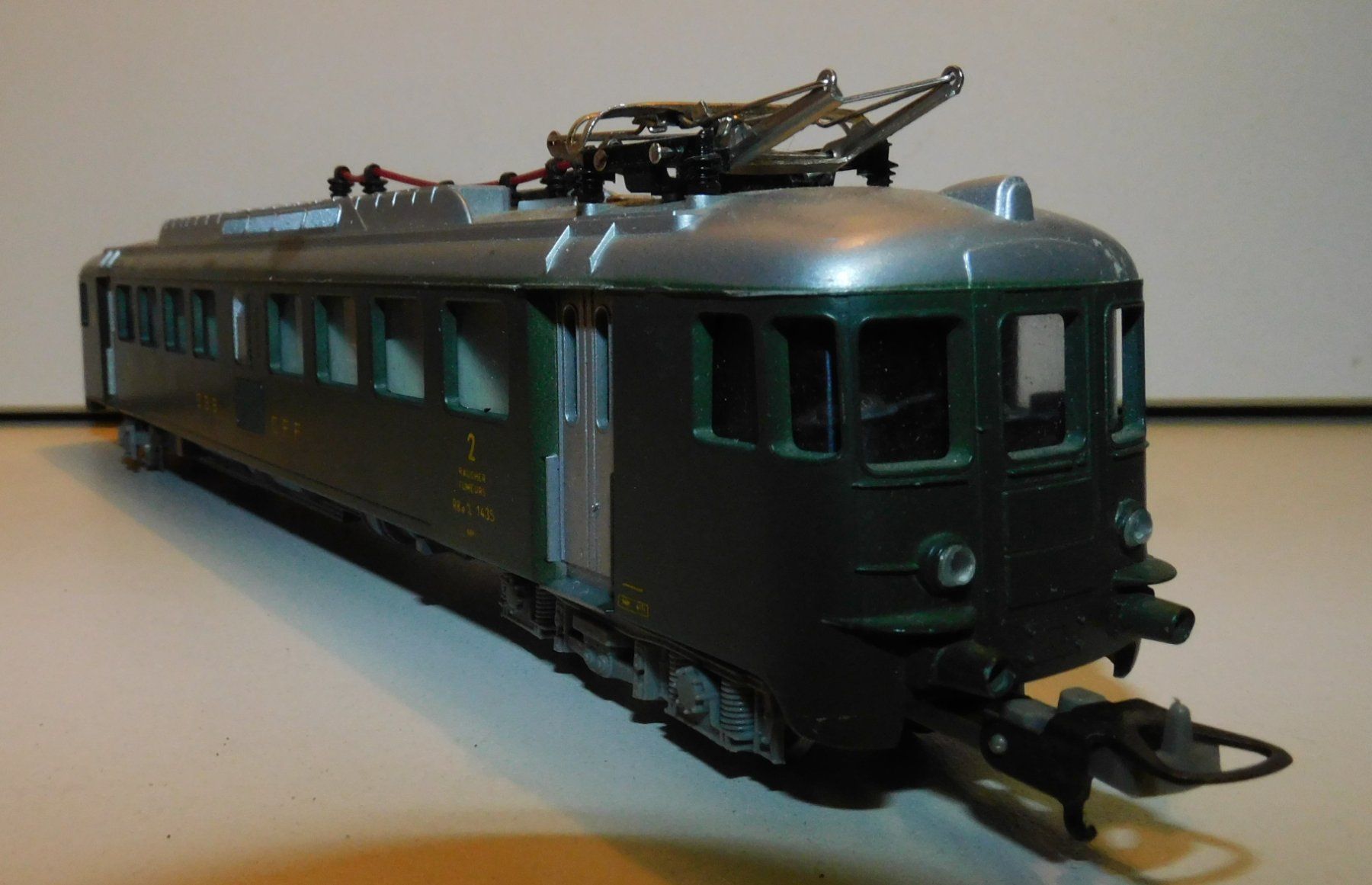 Lima Modellini di ferrovie: Lima Italy Eisenbahn Wagon   ca 24 cm lang – Usato da Sursee venduto da 76 4