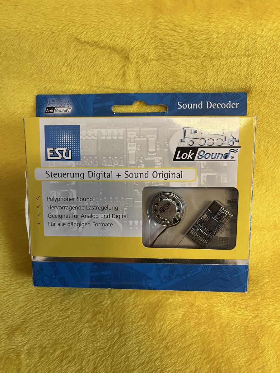 Esu Modellini di ferrovie: ESU Loksound Decoder – Nuovo (secondo la descrizione) da Thusis venduto da Starlera