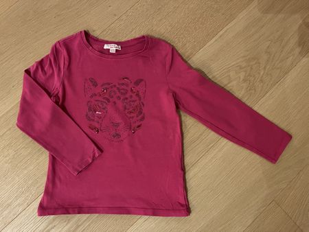 Pink Girls Long-Sleeved Top, 6 Years, Cute!