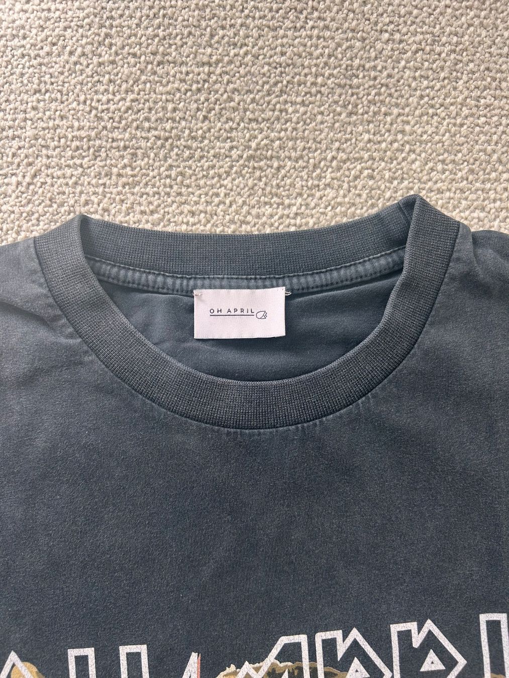 T-Shirts: OH APRIL T-Shirt, grau - Gr. M – Gebraucht aus Andwil SG von nin_y2zm 2