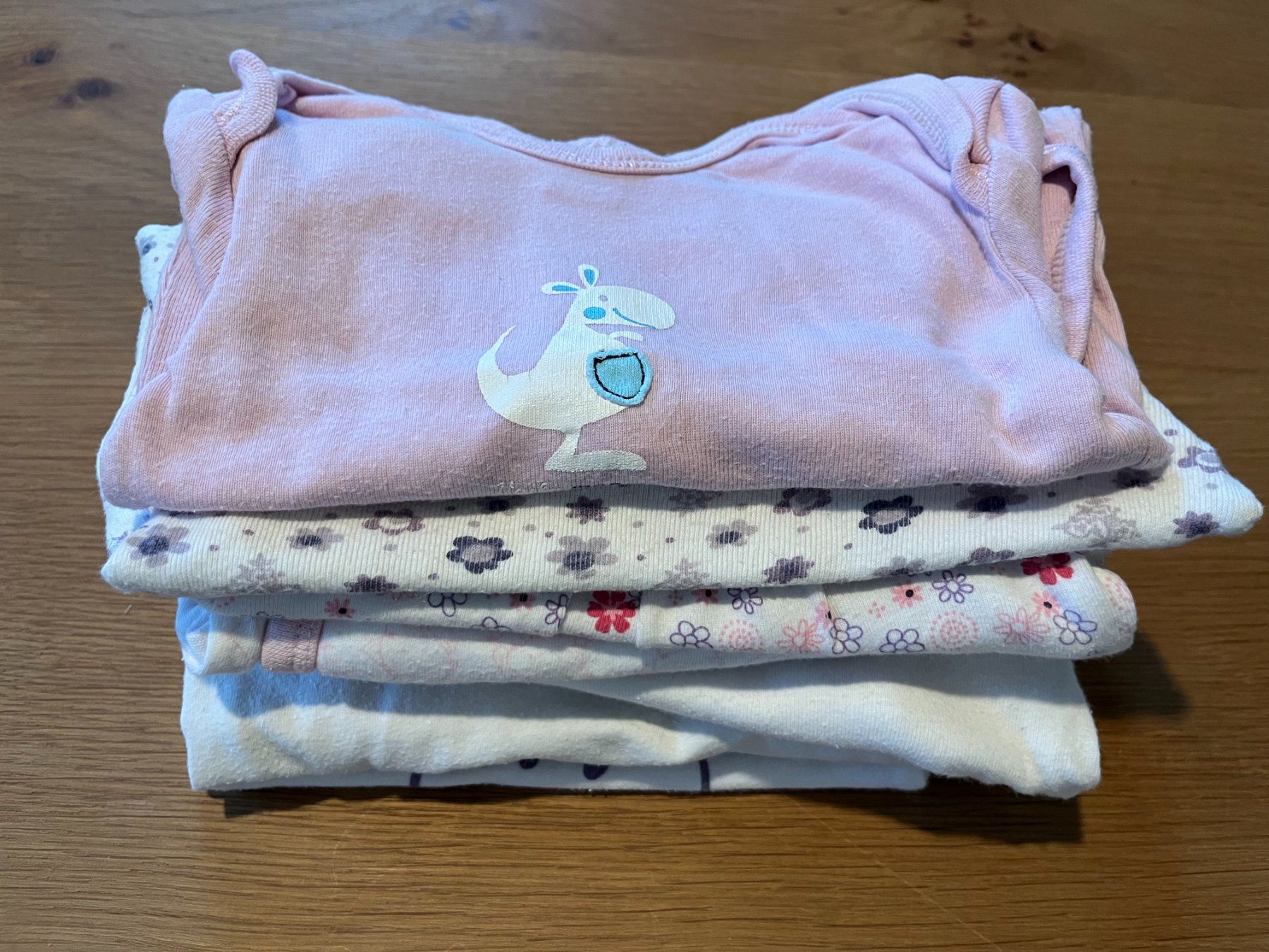 Unterwäsche: 7er Set Bodys Baby Mädchen Größe 62/68 – Gebraucht aus Wolfwil von NewGirl