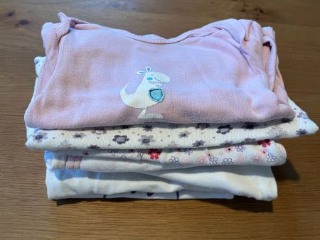 7er Set Bodys Baby Mädchen Größe 62/68