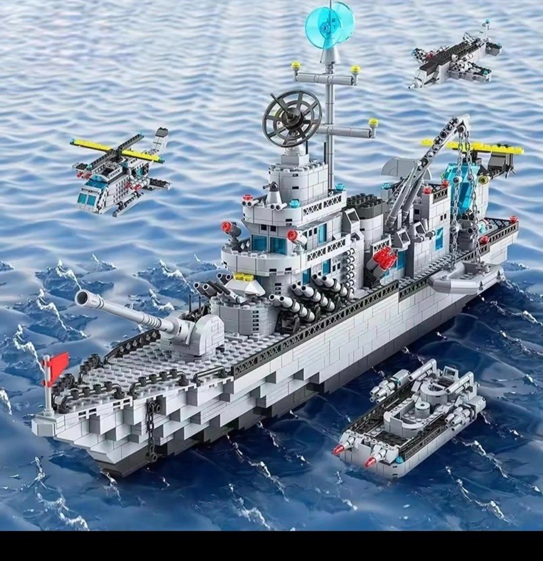Lego Giocattoli: Lego imitat militär Schiff gross – Usato da halden venduto da ore_dbn5 3