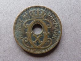 ALTE MÜNZE DÄNEMARK 2 ÖRE 1929, UNGEREINIGT