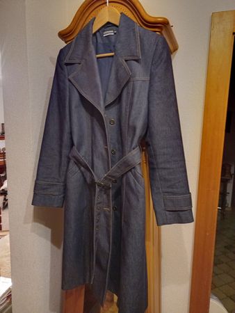 Veste mi saison KAZARINI, taille 36, bleu foncé