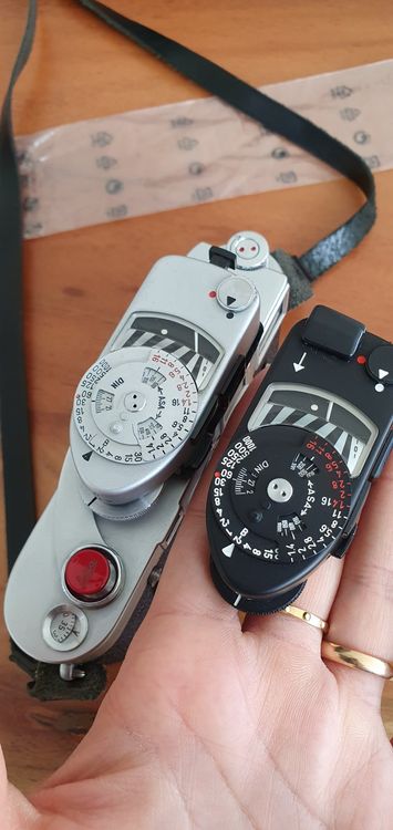 Leica Appareil photo: Leica Meter MR-4 original rar Schwarz Painting neu mit OVP – Neuf avec emballage d'origine à Zürich par Leica.C89 9