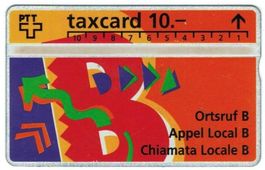 Taxcard 206B_08550 Ortsruf B (S019.a) ungebraucht