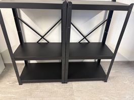 HIT: BROR Regal, schwarz, 170x40x110 cm (Neupreis 194.00)