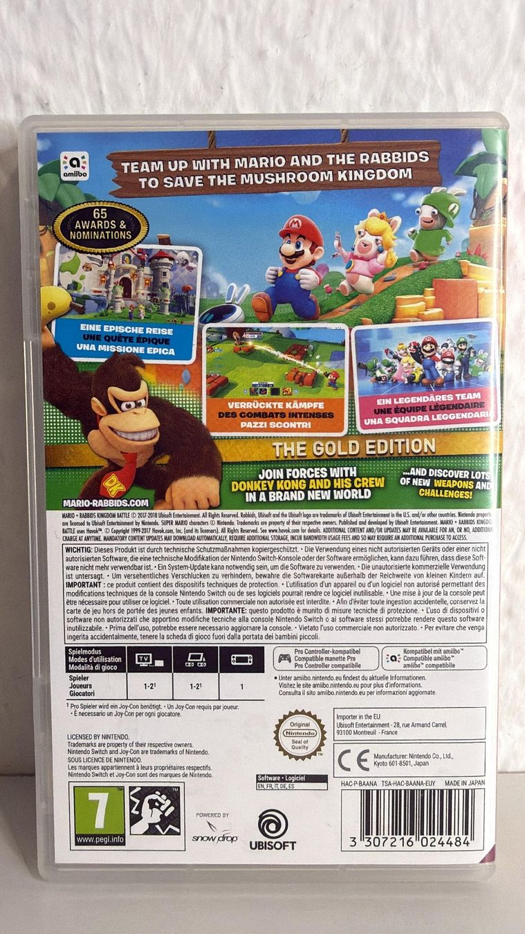 Giochi: Mario + Rabbids Kingdom Battle Gold Edition Switch! – Usato da Ehrendingen venduto da lax21 1