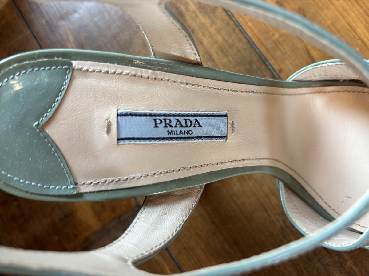 Prada Damenschuhe: Sandales Prada 40 bleu – Neu (gemäss Beschreibung) aus Dotzigen von SecondHandGems 5