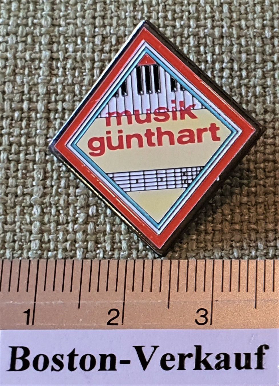 Placchette & Badge: E021 - Pin Musik Günthard – Usato da Reinach BL venduto da Boston-Verkauf 1