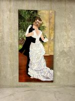 Romantisches Tanzpaar, Öl auf Leinwand Renoir Kopie