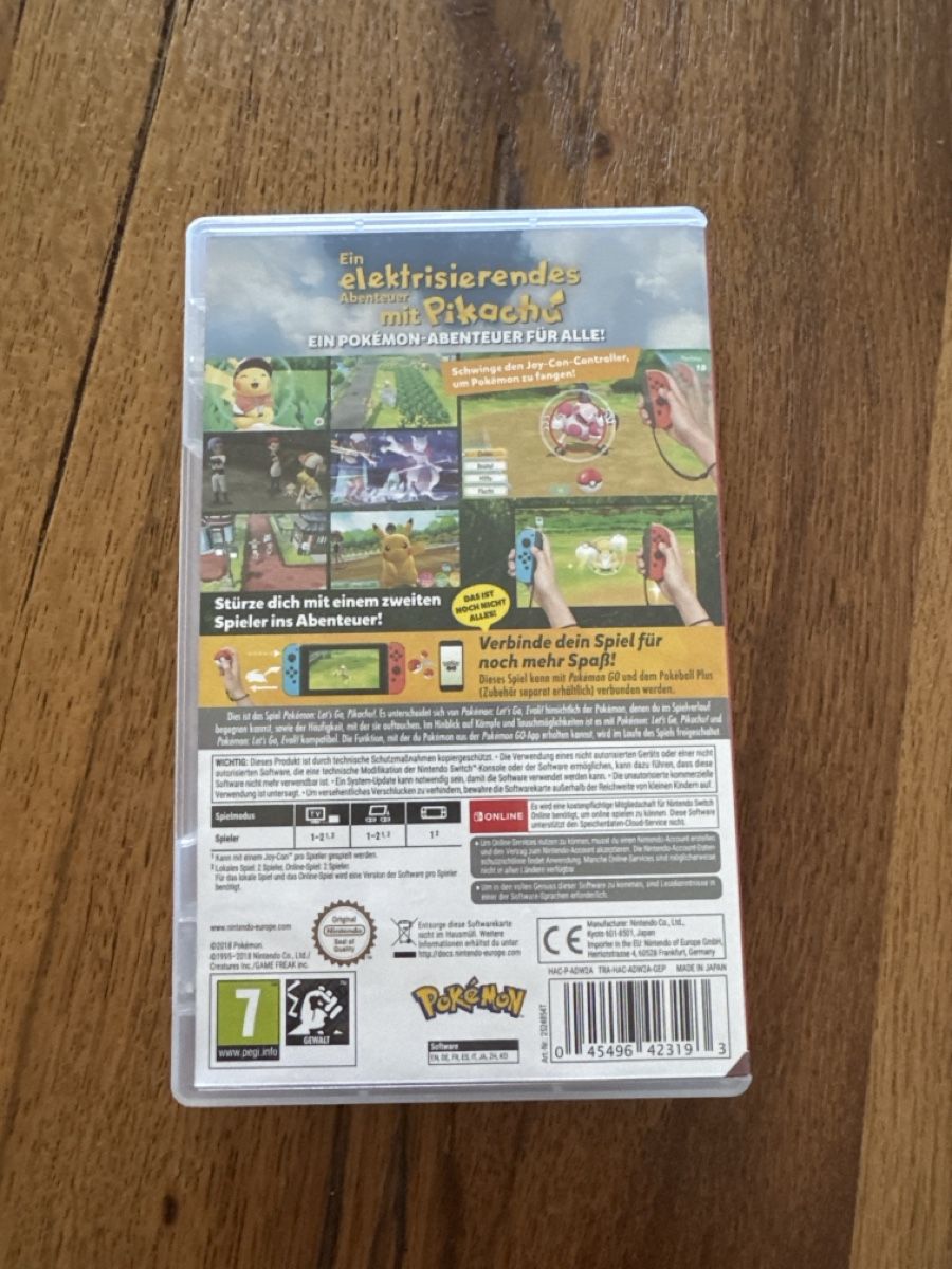 Pokémon Giochi: Nintendo Switch - Pokémon: Let's Go, Pikachu! – Usato da Lenzburg venduto da eyworld 2