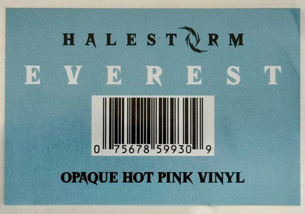Schallplatten: Halestorm – Everest -  LP, Pink, Gatefold Vinyl – Neu und originalverpackt aus Brittnau von Zibu 4