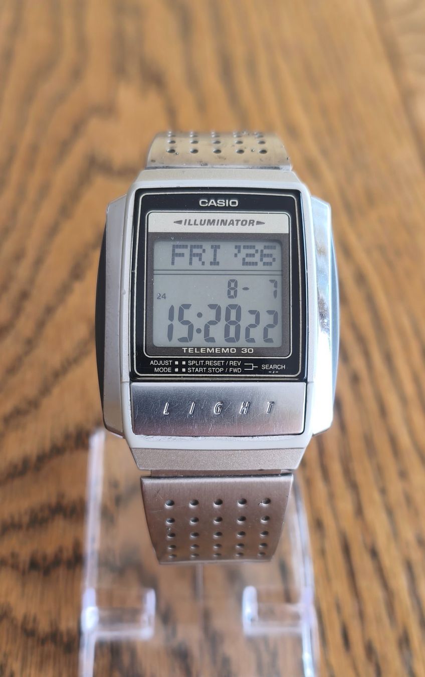 Casio Orologi: Casio A210 TELEMEMO 30 mit neuer Batterie – Usato da Aarau venduto da Blingo01