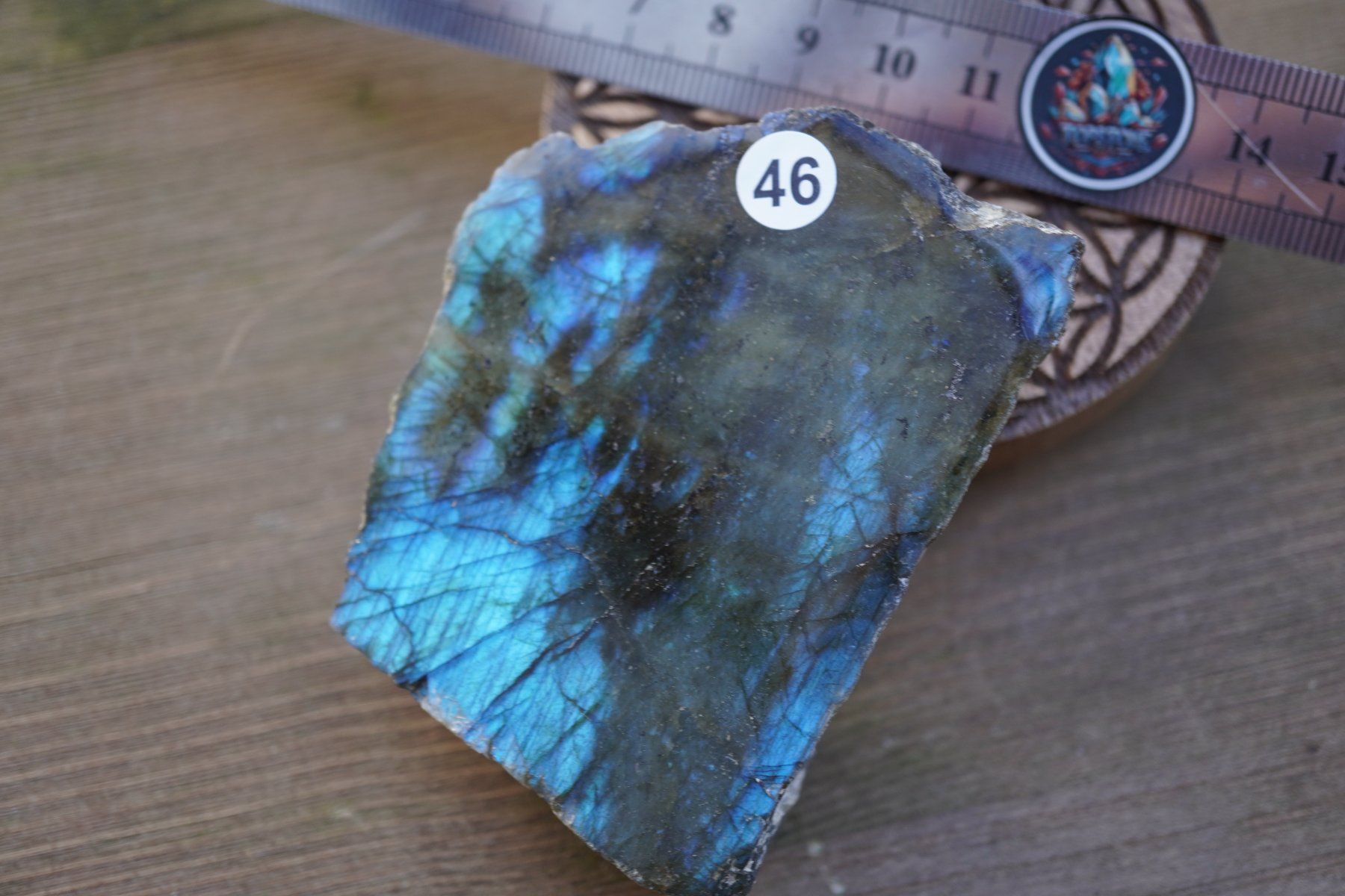 Minerali & Pietre curative: Labradorit  Scheibe   Räumung  Topstone  ab  1.- – Nuovo e nell'imballaggio originale da Eschenbach SG venduto da topstone 5