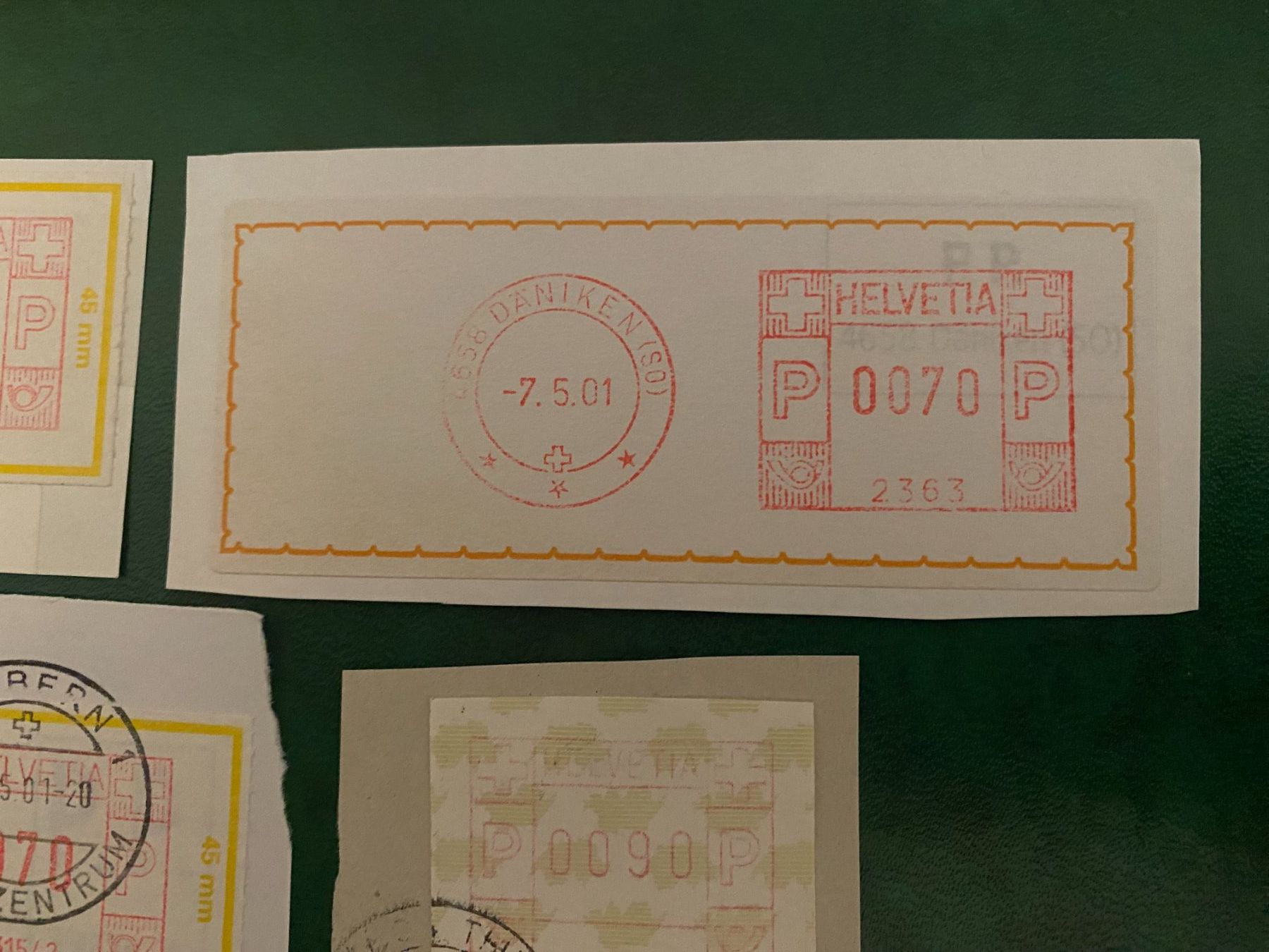 Tutti i francobolli: Automatenmarken. – Usato da matten b. interlaken venduto da jfran17 5
