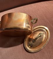 Cocotte ovale en cuivre massif Made in France poids 900 g