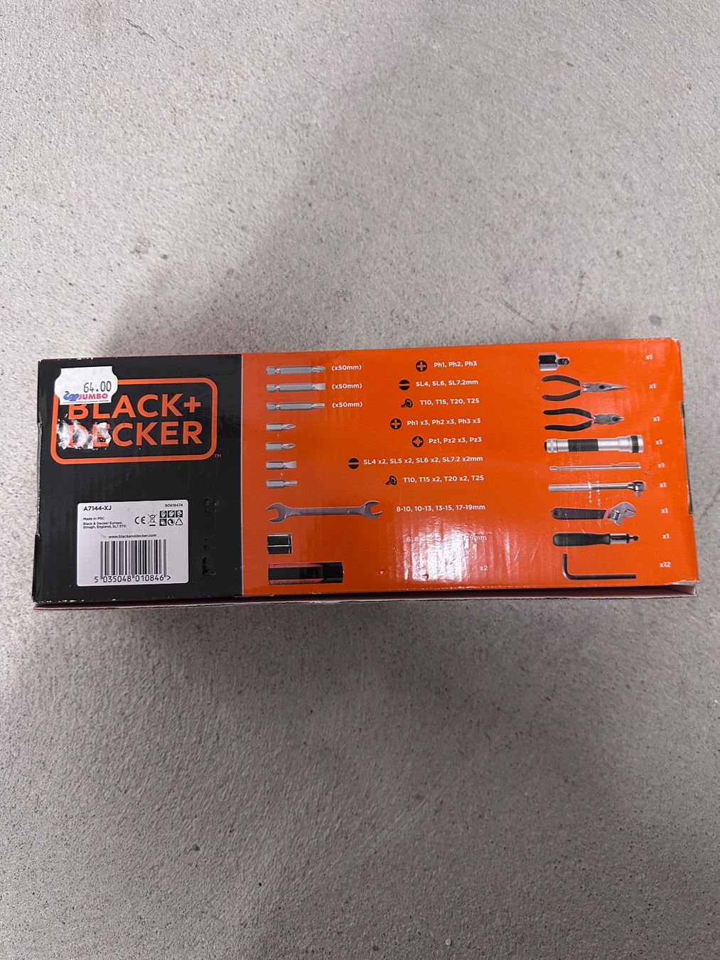 Tous les outils: Black+Decker Werkzeugset – Neuf avec emballage d'origine à Gossau (ZH) par DSCapeta 2