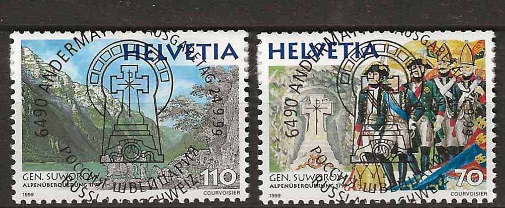 Alle Briefmarken: V0983 - Emission Russie-Suisse vollstempel – Gebraucht aus Trélex von Phil_Albert