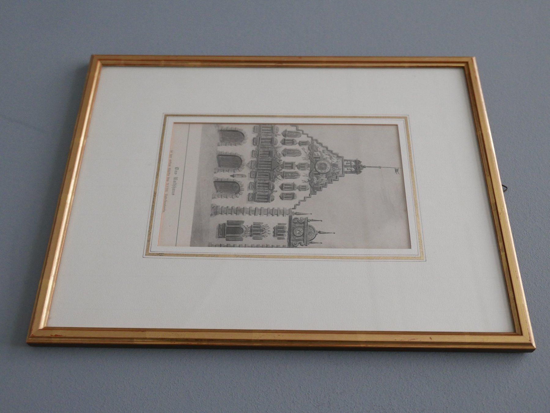 Poster & Bilder: BILD RATHAUS ST. GALLEN ANFANGS 18. JH. – Gebraucht aus Balgach von Zwischenraum 3