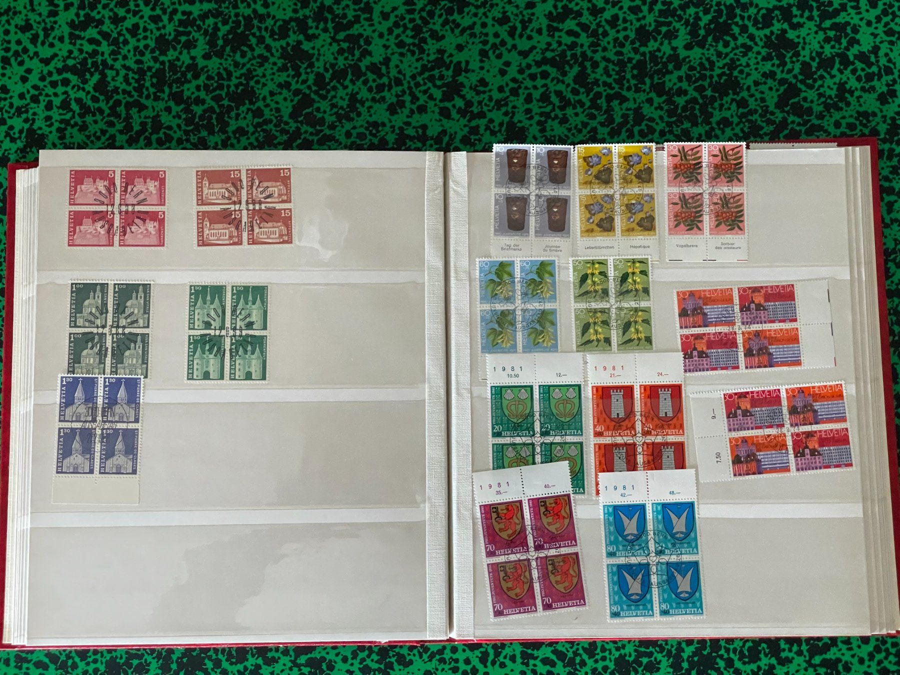 Tous les timbres: Viererblöcke 270 Stück – Neuf (Voir description) à Menzingen par Wlukas 6