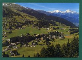 Valbella - Lenzerheide, gegen den Calanda, 1989, gelaufen