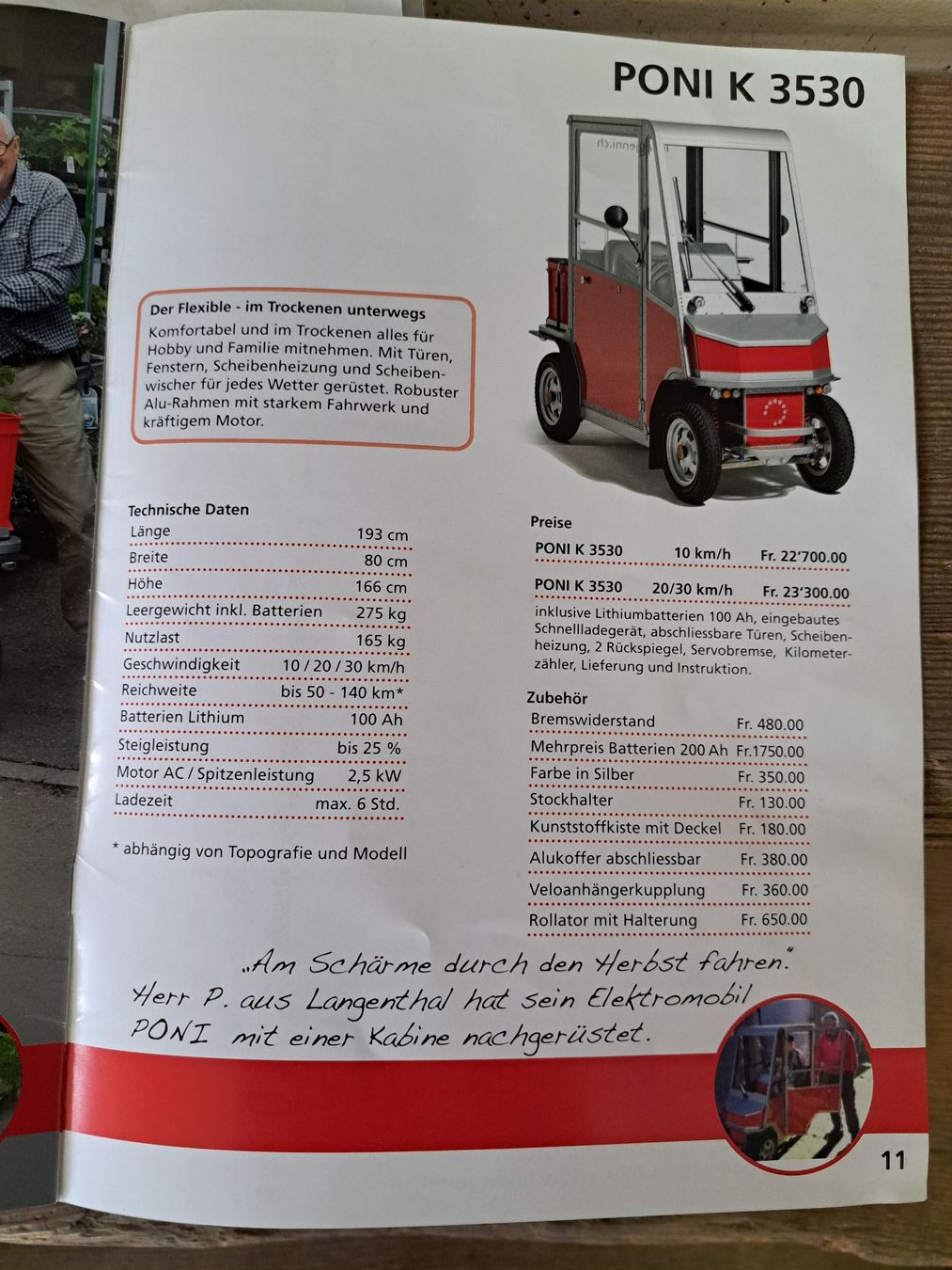 Elektromobile: Seniorenmobil mobility Scooter Poni k3530 20km/h Lukas Jenny – Gebraucht aus Hallau von ZIEGLER-Motorhandel 8