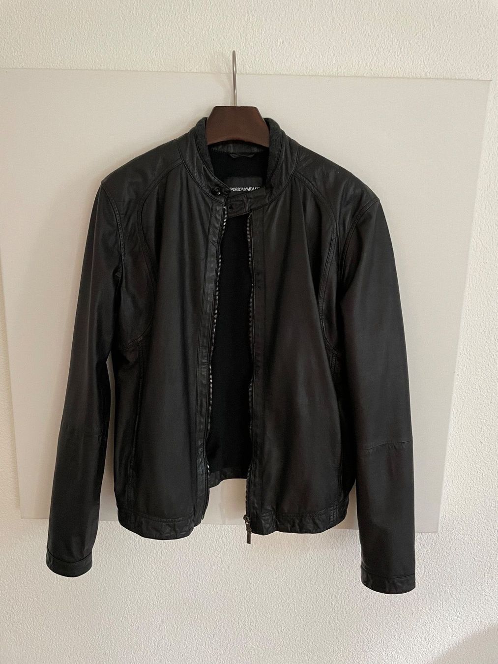 Armani Giacche: ARMANI Lederjacke (Lammleder) – Nuovo (secondo la descrizione) da Zürich venduto da StarBurn 1