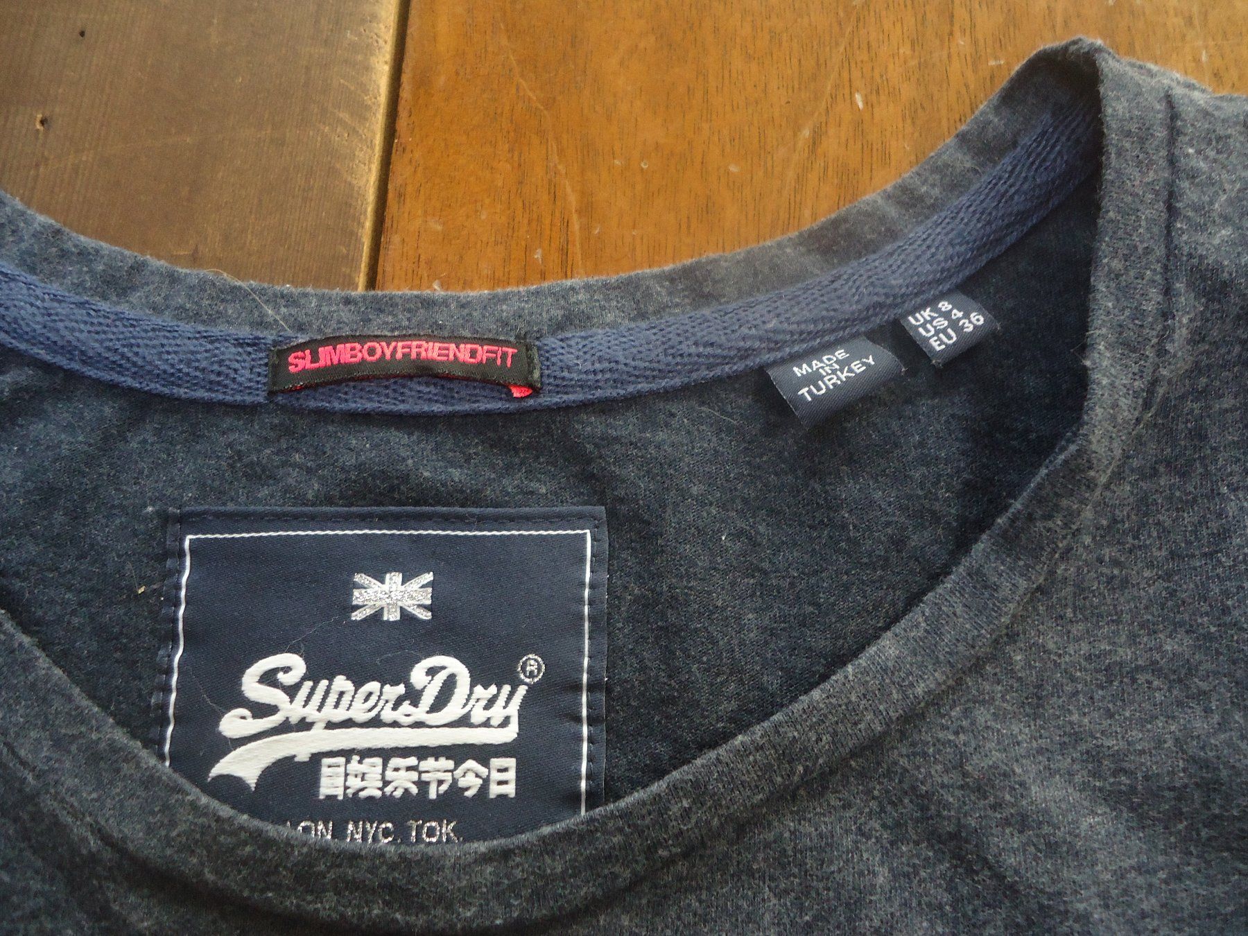 Superdry T-shirt: T-shirt Super Dry à sequins - 36/S – Usato da Vessy venduto da mafabe 3