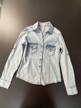 Vera & Lucy  Jeansbluse  Grösse S