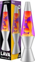 Retro 36cm Lava Lampe – Gelbes Wachs Lila Flüssigkeit