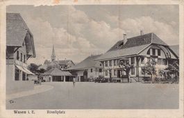 Wasen i.E., Rössliplatz, um 1930