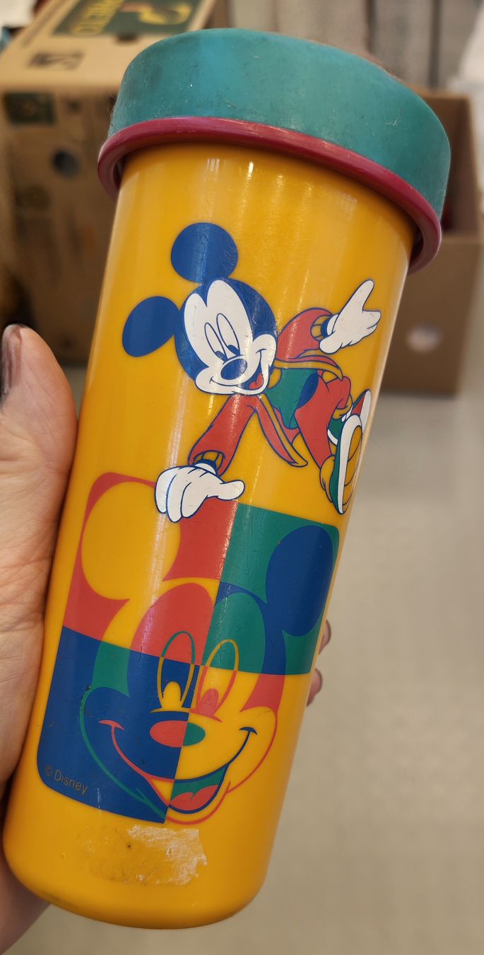 Tupperware Tazze: tupperware Mickey Mouse Disney gelb gebraucht – Usato da Itingen venduto da roo_6q2v