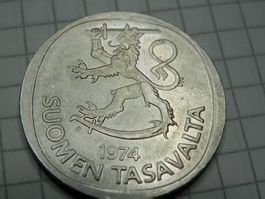 Finnland 1 Mark, 1974