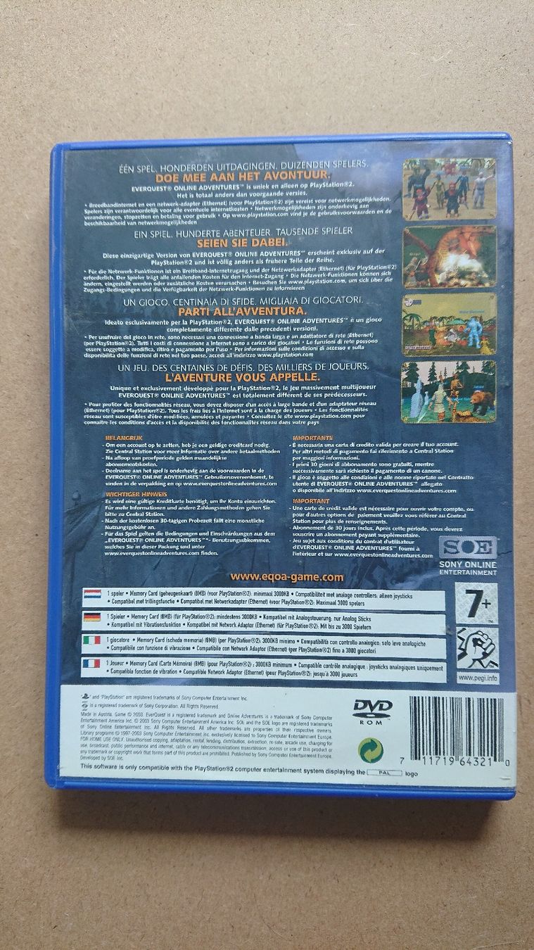 Giochi: Everquest Online Adventures - PS2 -  – Usato da Chur venduto da FreakofRarity 1