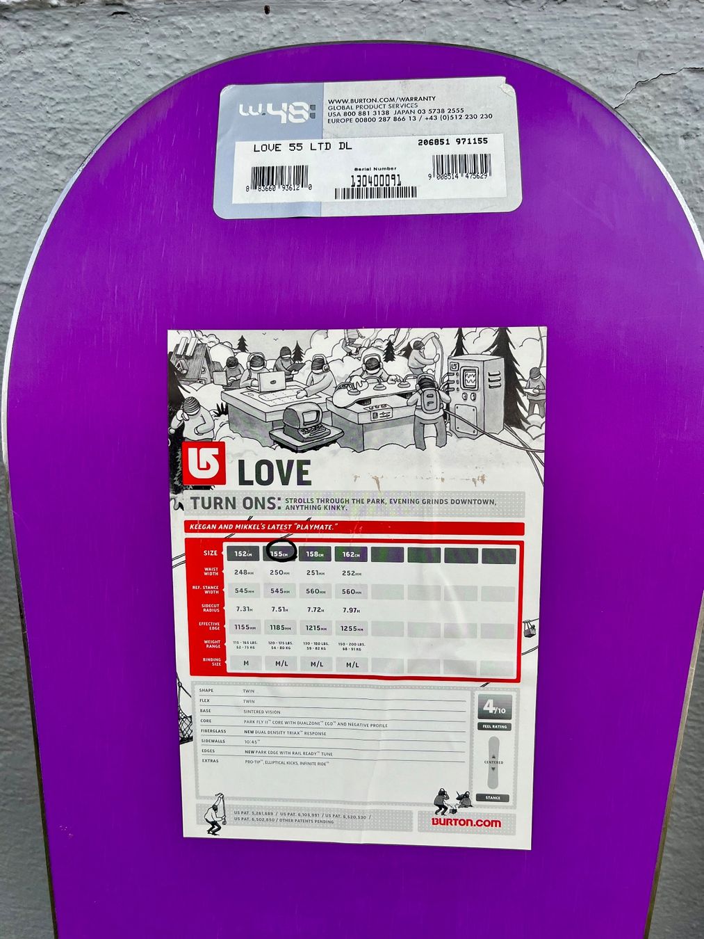 NEW! Burton x Playboy “Love” Serie – 5 Boards NEU, OVP (Neu und