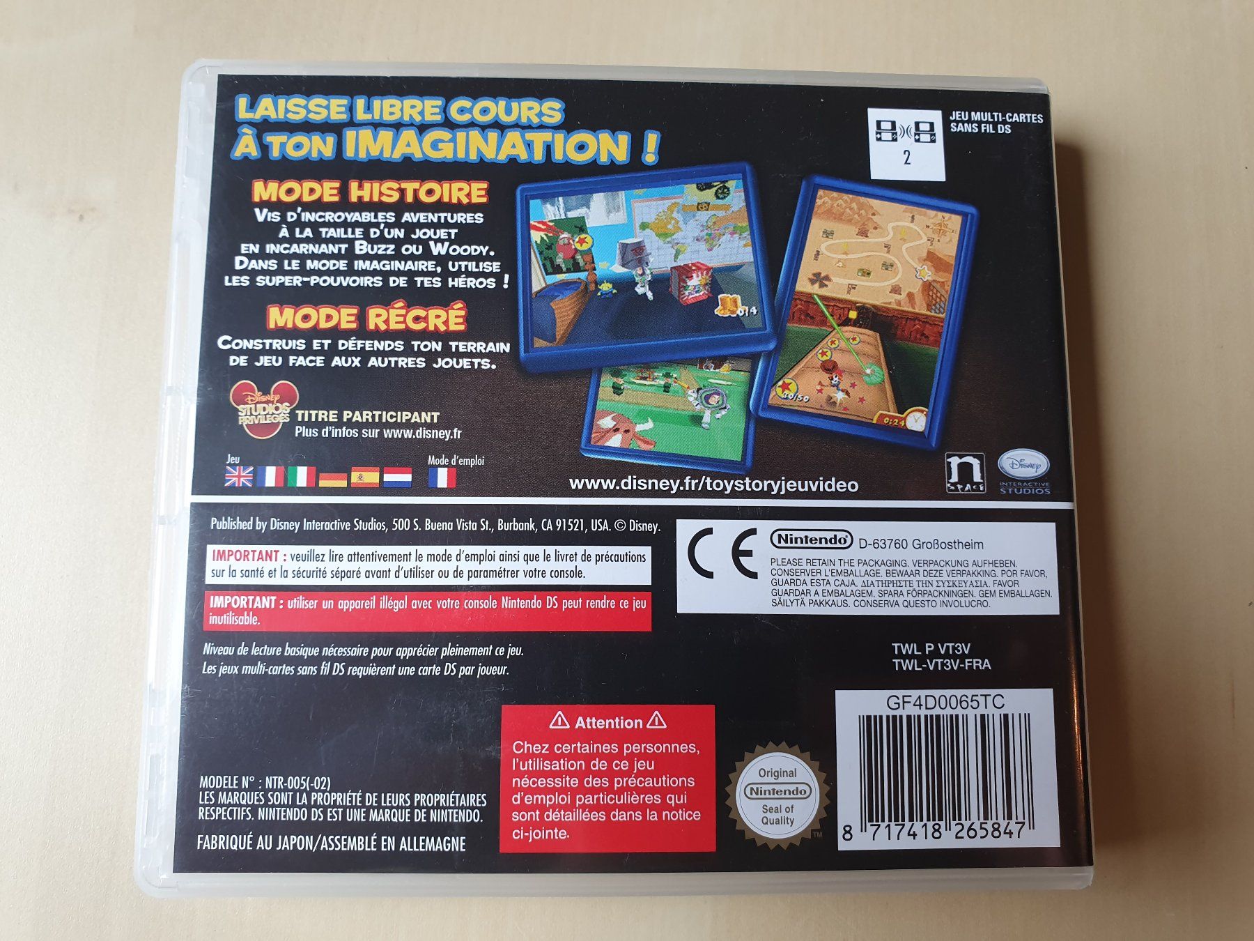 Nintendo Spiele: Toy Story 3 FRA – Gebraucht aus Stansstad von collectorsshop 1