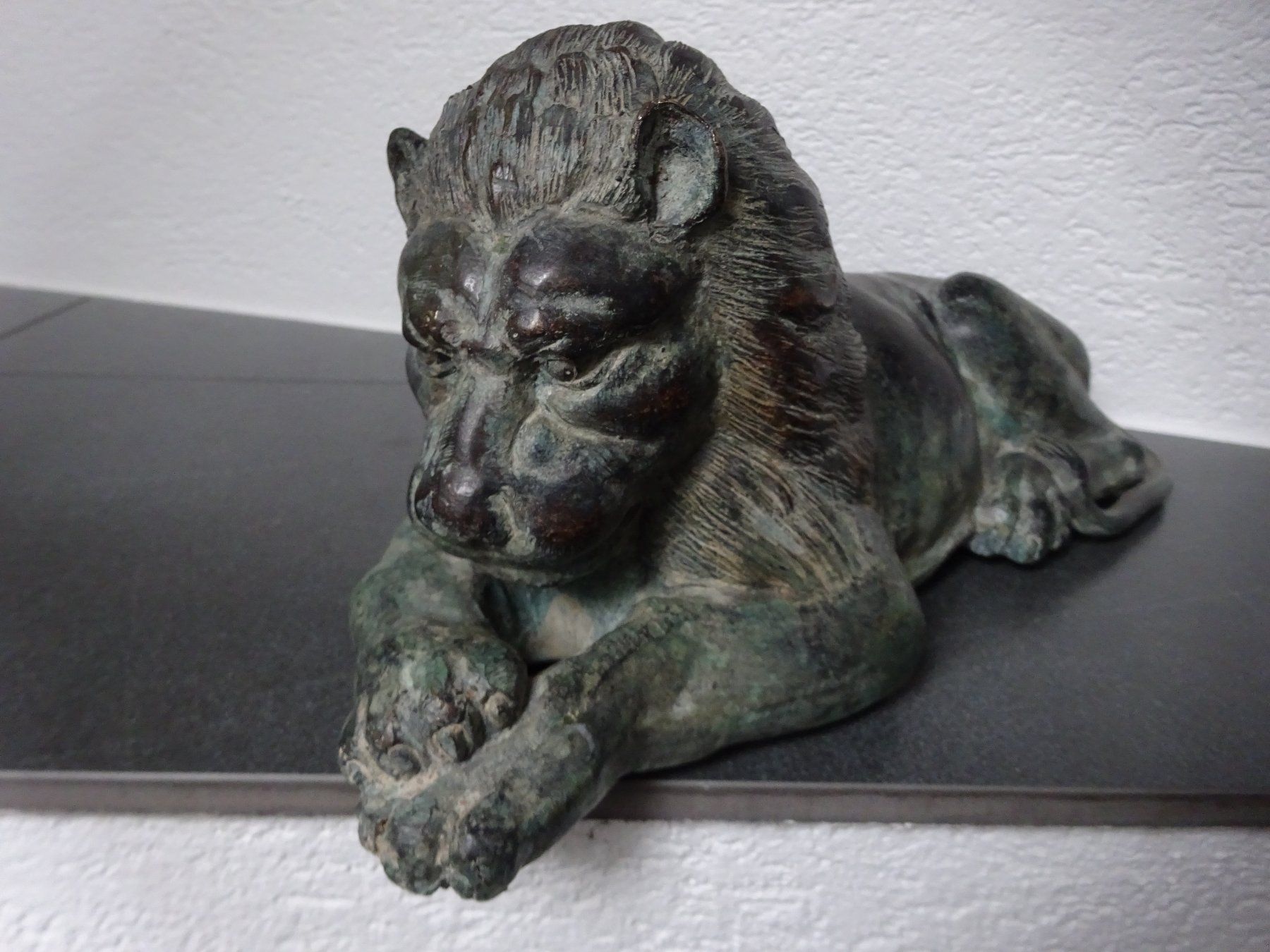 Sculture & Statue: Löwen Denkmal Rom Bronze Brunnen – Usato da Esslingen venduto da eintagammeer 9