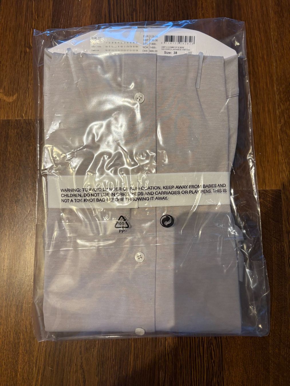 Camicie: Profuomo Beigefarbenes Japanese-Knitted-Hemd – Nuovo e nell'imballaggio originale da Horgen venduto da ben_nv5c 4