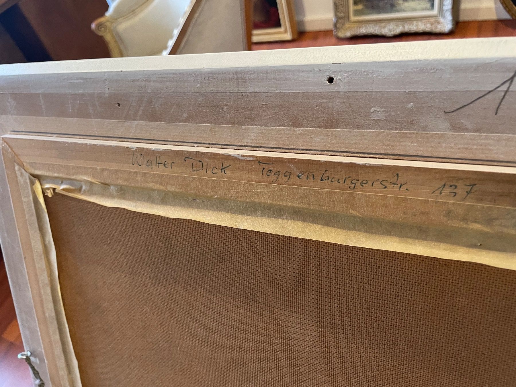 Dipinti: Wunderschönes, grosses Orginalgemälde von Walter Dick - Top! – Usato da Fidaz venduto da KunstsammlerGR60 6