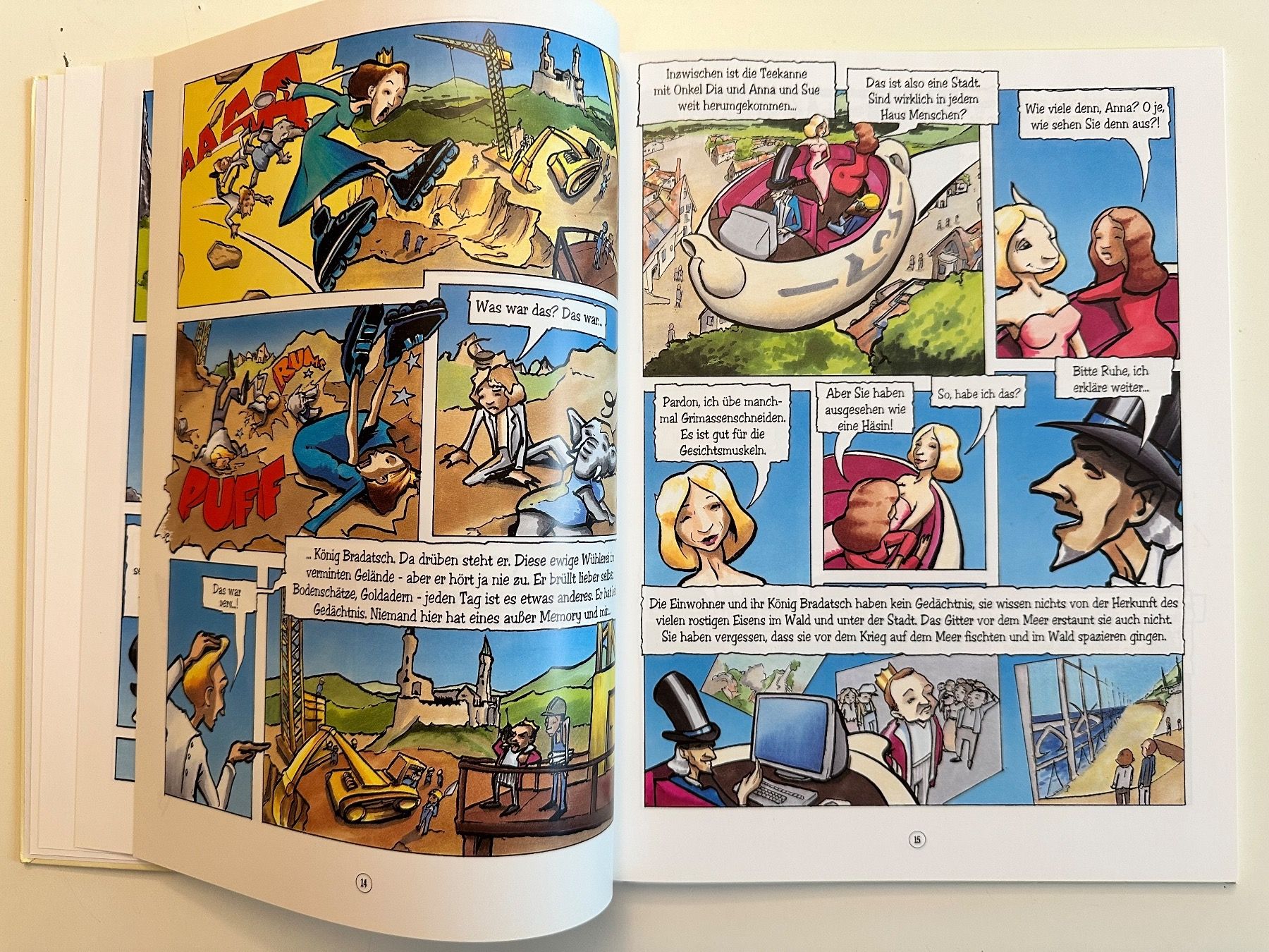 Fumetti: AMNEA ODER: DIE FLIEGENDE TEEKANNE – Usato da Münsingen venduto da Ganjam 6