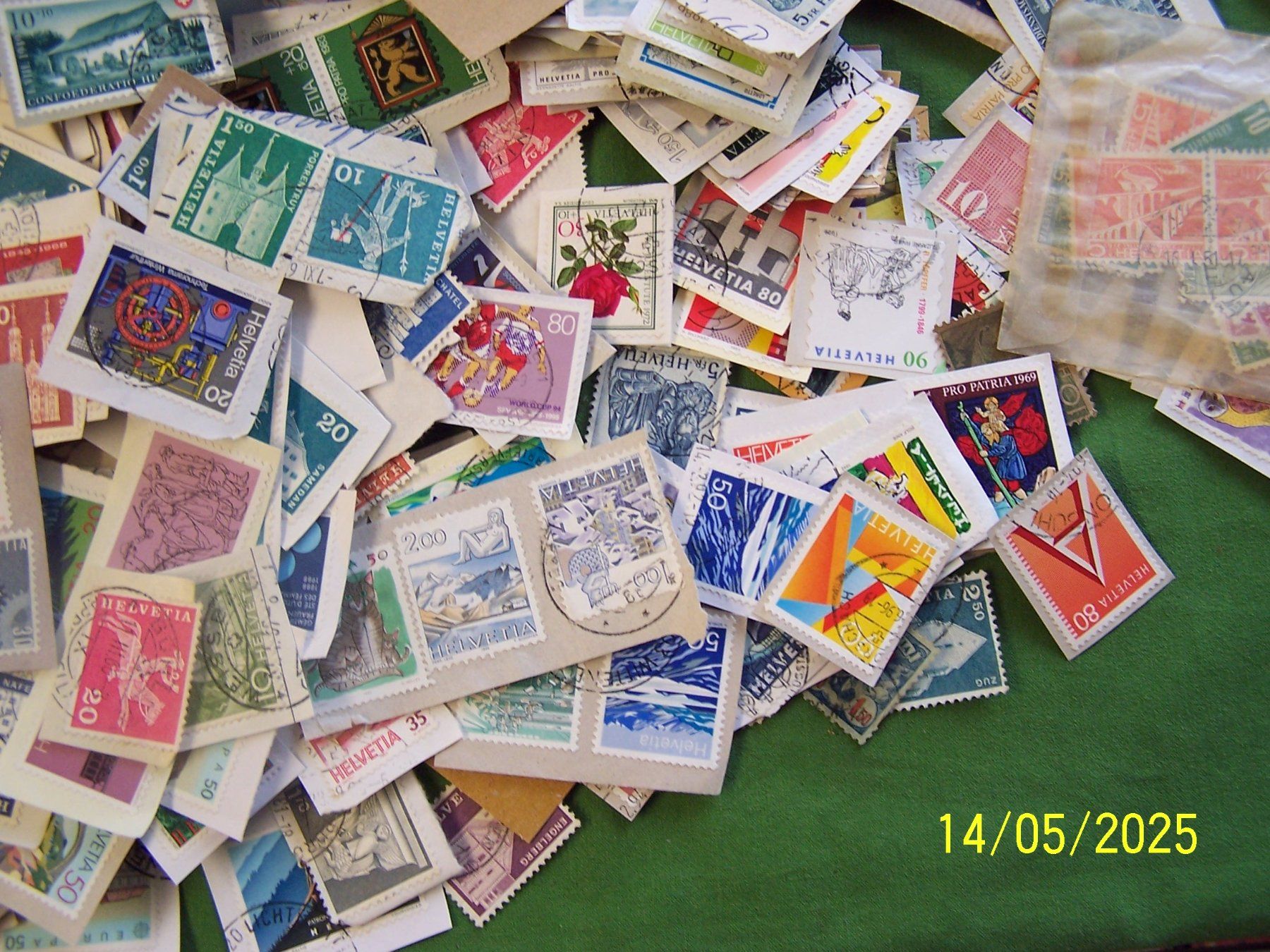 Tutti i francobolli: 1 grösseres Lot von Schweizer Briefmarken – Usato da Lenggenwil venduto da swissbrooker 3