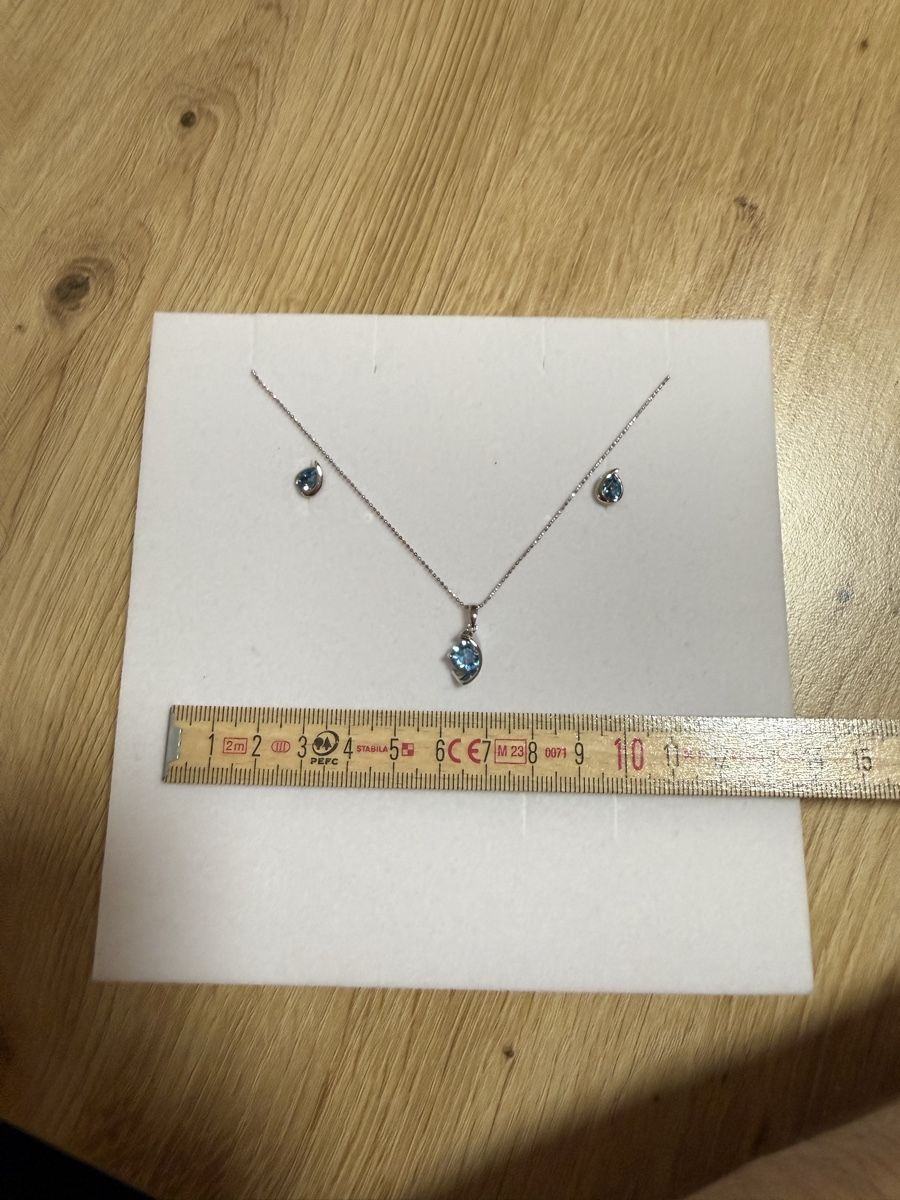 Altri gioielli: CARAT Schmuckset 925 Silber, blauer Stein – Usato da Luzern venduto da ver_25gj
